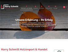 Tablet Screenshot of hs-holzimport.de